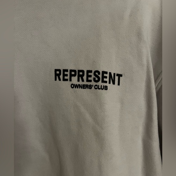 Represent White Hoodie SIZE M - Picture 2 of 5